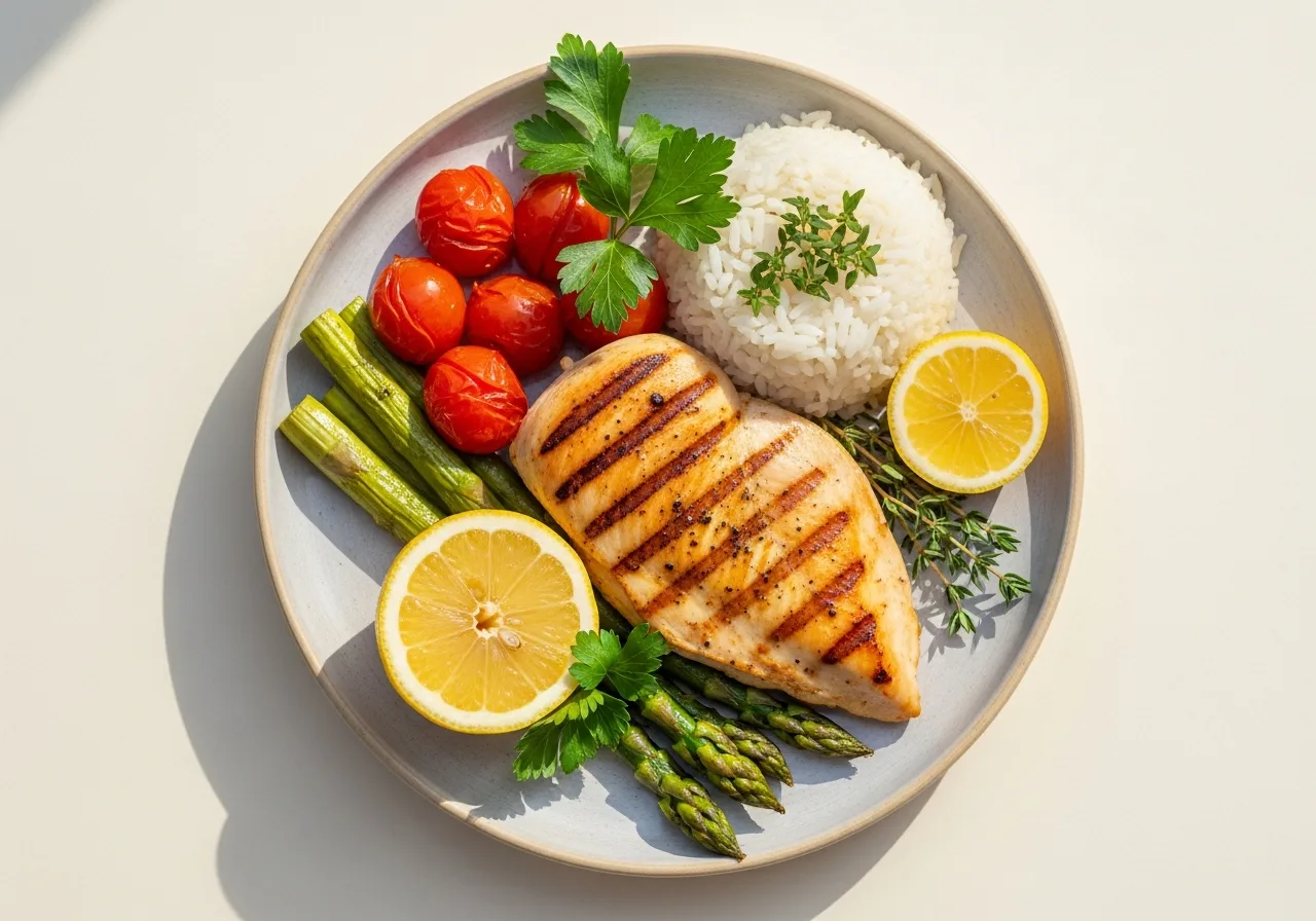 Gut-Friendly Salmon Plate